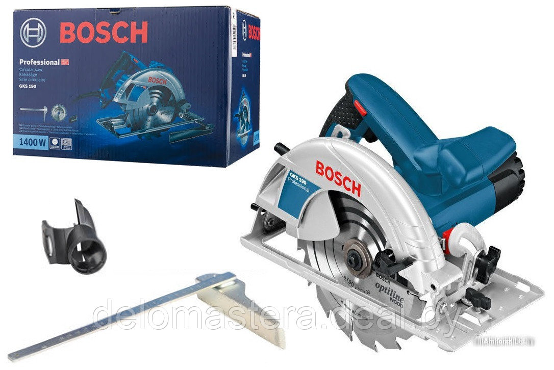 Дисковая электропила Bosch GKS 190 Professional [0601623000] (оригинал) - фото 1 - id-p157908251
