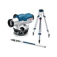 Нивелир оптический BOSCH GOL 20 D KIT со штативом и рейкой в кейсе 0601068402 (оригинал)