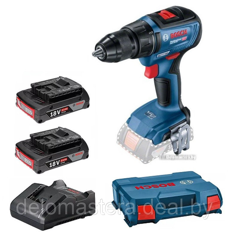 Дрель-шуруповерт Bosch GSR 18V-50 Professional 06019H5000 (с 2-мя АКБ, кейс) (оригинал) - фото 1 - id-p157910513