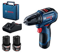 Дрель-шуруповерт Bosch GSR 12V-30 Professional 06019G9000 (с 2-мя АКБ, кейс) (оригинал)