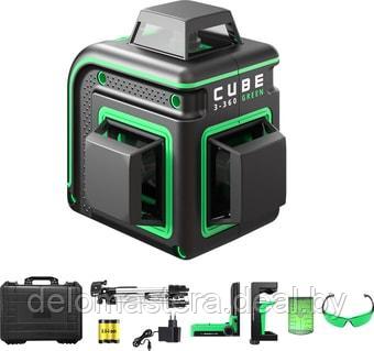 Лазерный нивелир ADA Instruments Cube 3-360 Green Ultimate Edition A00569 - фото 1 - id-p157910551
