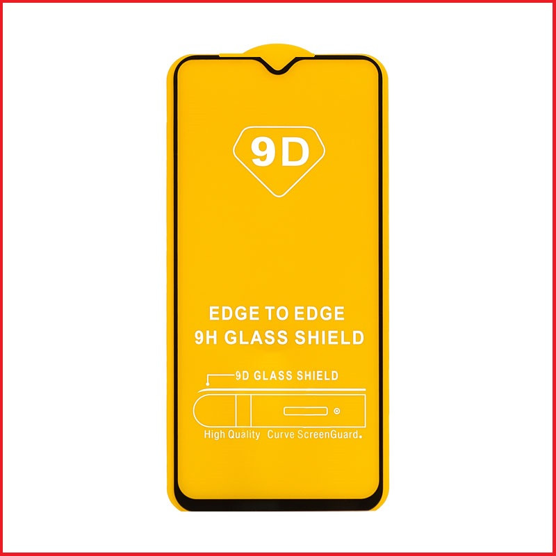 Защитное стекло Full-Screen для Samsung Galaxy A03s черный SM-A037 (5D-9D с полной проклейкой)