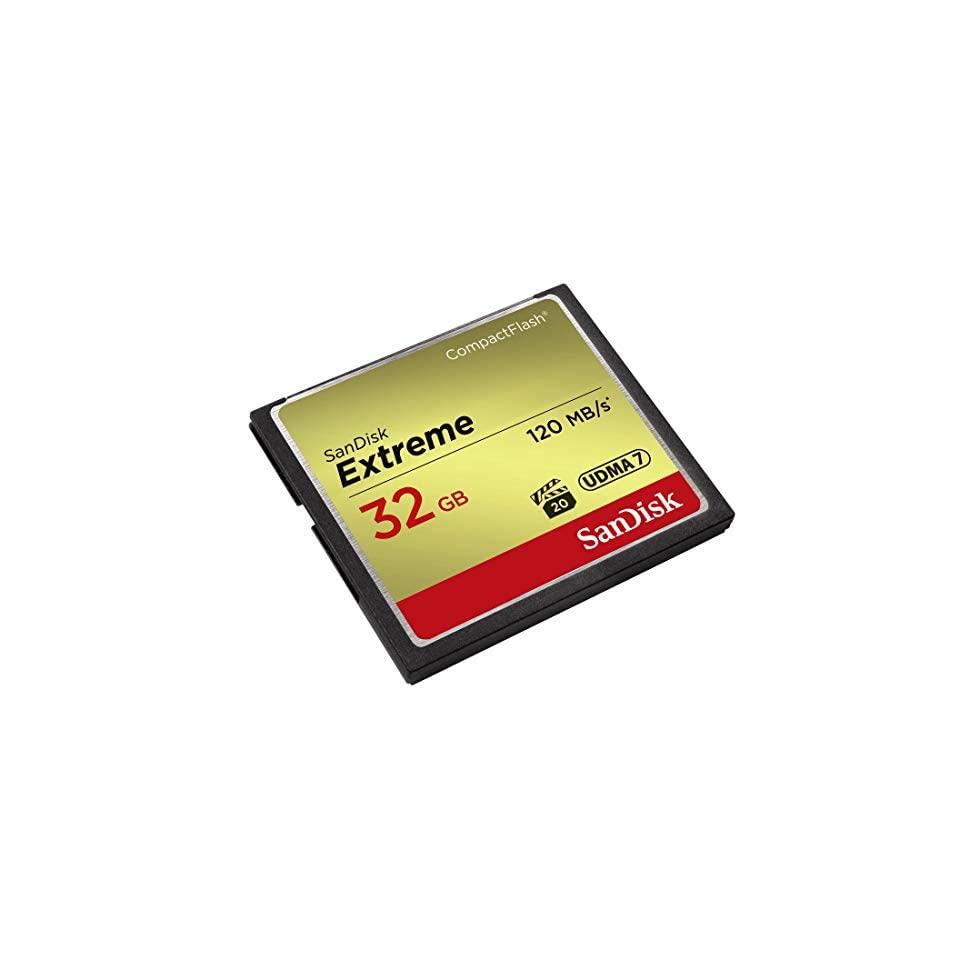 Карта памяти Compact Flash SanDisk Extreme 120MB/s 800х 32GB - фото 1 - id-p157911785