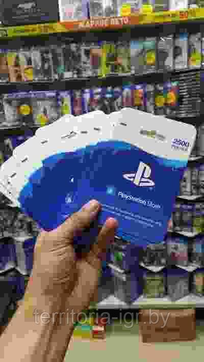 Playstation Network Card :PSN 2500р PS4/PS3/PSVITA - фото 2 - id-p54960092