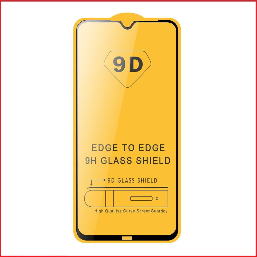 Защитное стекло Full-Screen для Xiaomi Redmi Note 8T черный (5D-9D с полной проклейкой)