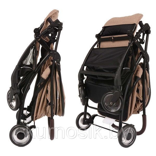 Прогулочная коляска-книжка Pituso LIBRO Х1 (5.5 кг) серый металлик - фото 4 - id-p157915204