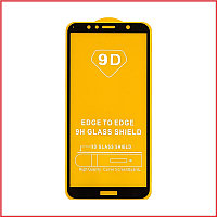 Защитное стекло Full-Screen для Huawei Y6 Prime 2018 / Honor 7C / 7A Pro (5D-9D с полн прокл) черный