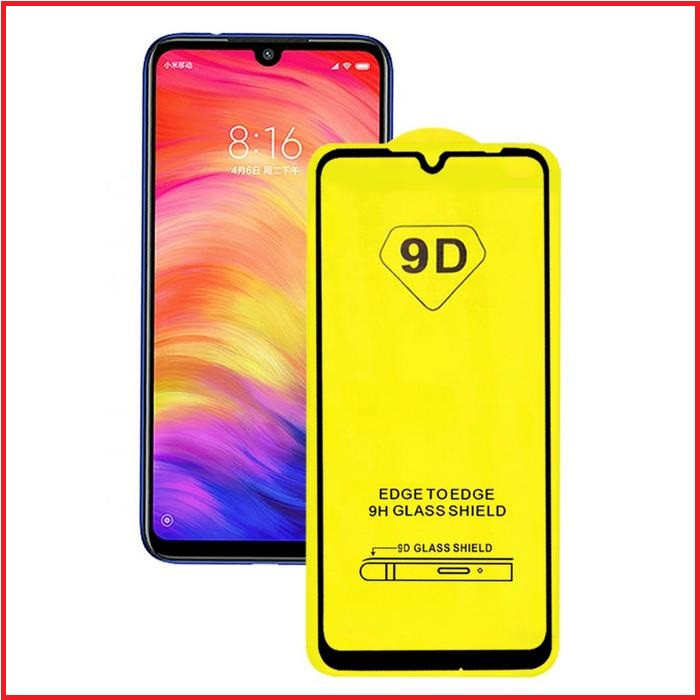 Защитное стекло Full-Screen для Xiaomi Redmi Note 7 черный (5D-9D с полной проклейкой) - фото 1 - id-p95367346