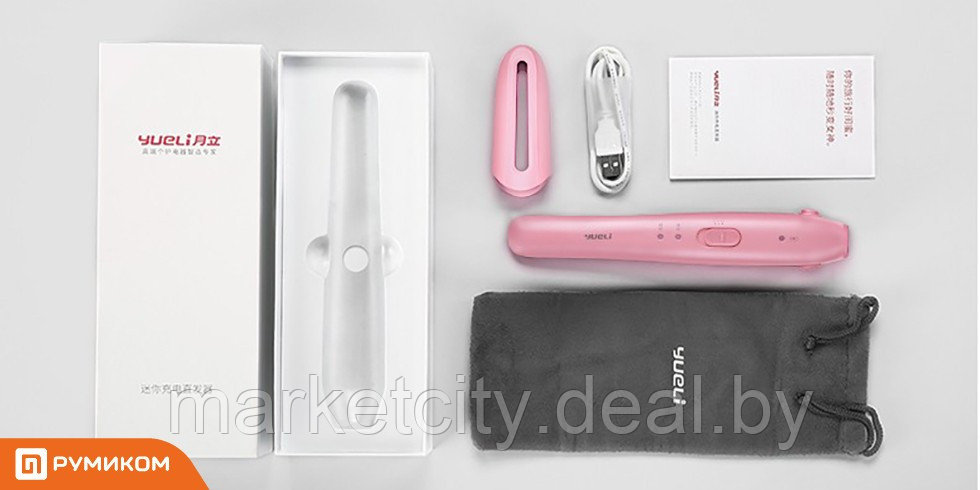 Беспроводной выпрямитель для волос Xiaomi Yueli Hair Straightener (Розовый) HS-521 - фото 5 - id-p157916081