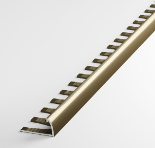 Профиль окантовочный полукруглый гибкий ПК 04 бронза люкс до 7,7мм длина 2700мм