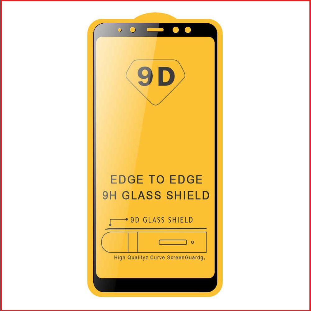 Защитное стекло Full-Screen для Samsung Galaxy A8 2018 / SM-A530 (5D-9D с полной проклейкой) - фото 1 - id-p78185640
