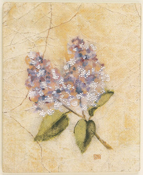 51348 Набор для вышивания "Сирень" ("Lilac On Cracked Linen Picture"), фото 2