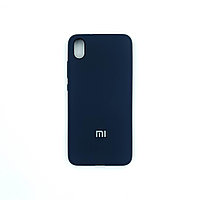 Чехол Silicone Cover для Xiaomi Redmi 7A, Темно-синий