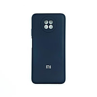 Чехол Silicone Cover для Xiaomi Redmi Note 9T, Темно-синий