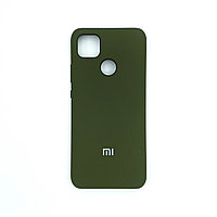 Чехол Silicone Cover для Xiaomi Redmi 9C, Темно-оливковый