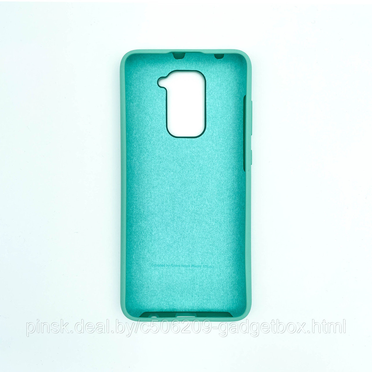 Чехол Silicone Cover для Xiaomi Redmi Note 9 / Redmi 10x-4G, Мятный - фото 2 - id-p154459799