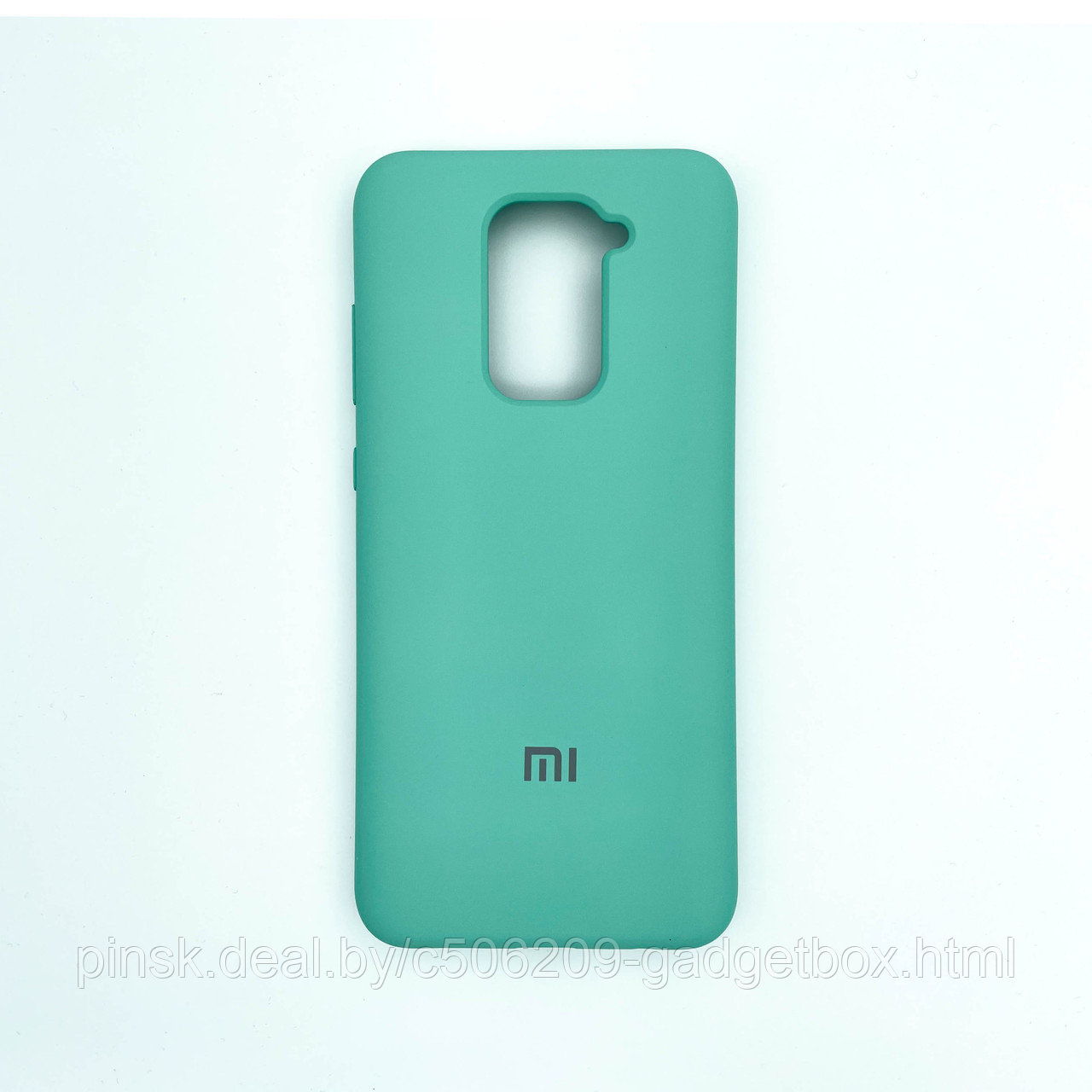 Чехол Silicone Cover для Xiaomi Redmi Note 9 / Redmi 10x-4G, Мятный - фото 1 - id-p154459799