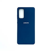 Чехол Silicone Cover для Samsung S20 FE, Синий