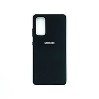 Чехол Silicone Cover для Samsung S20 FE, Черный