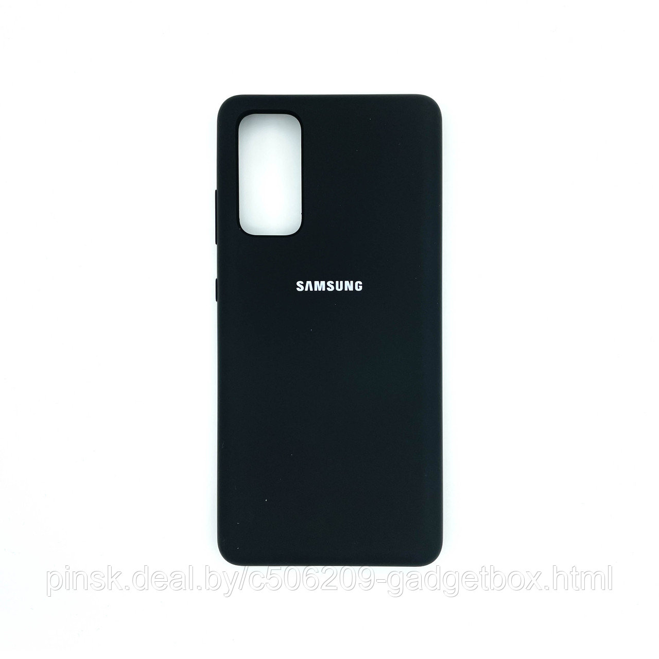 Чехол Silicone Cover для Samsung S20 FE, Черный - фото 1 - id-p154459475