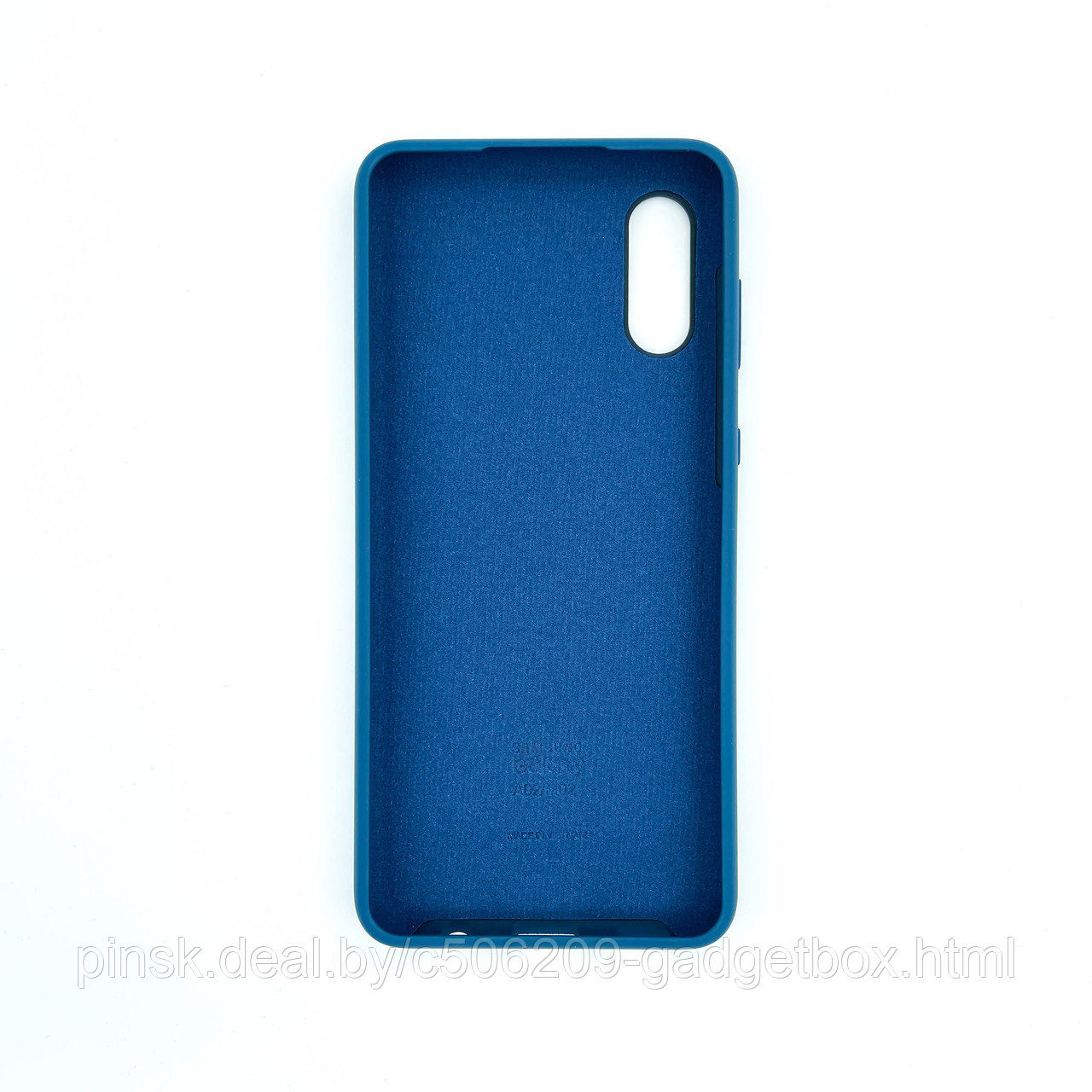 Чехол Silicone Cover для Samsung A02 / M02, Синий - фото 2 - id-p154459487