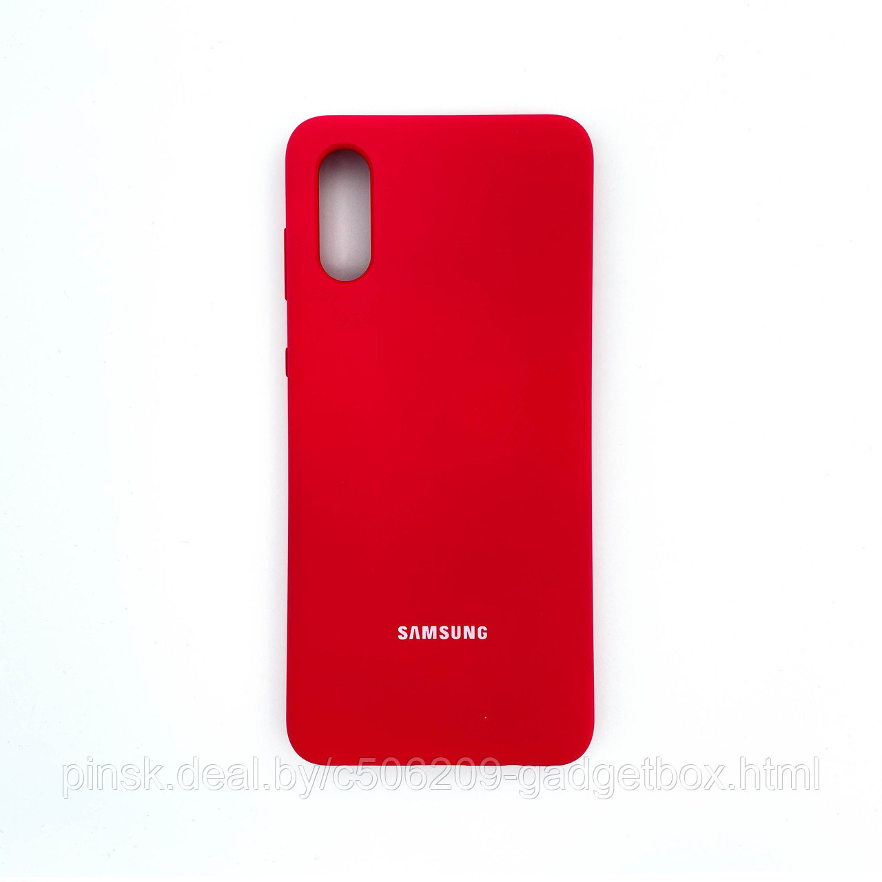 Чехол Silicone Cover для Samsung A02 / M02, Фуксия - фото 1 - id-p154459488