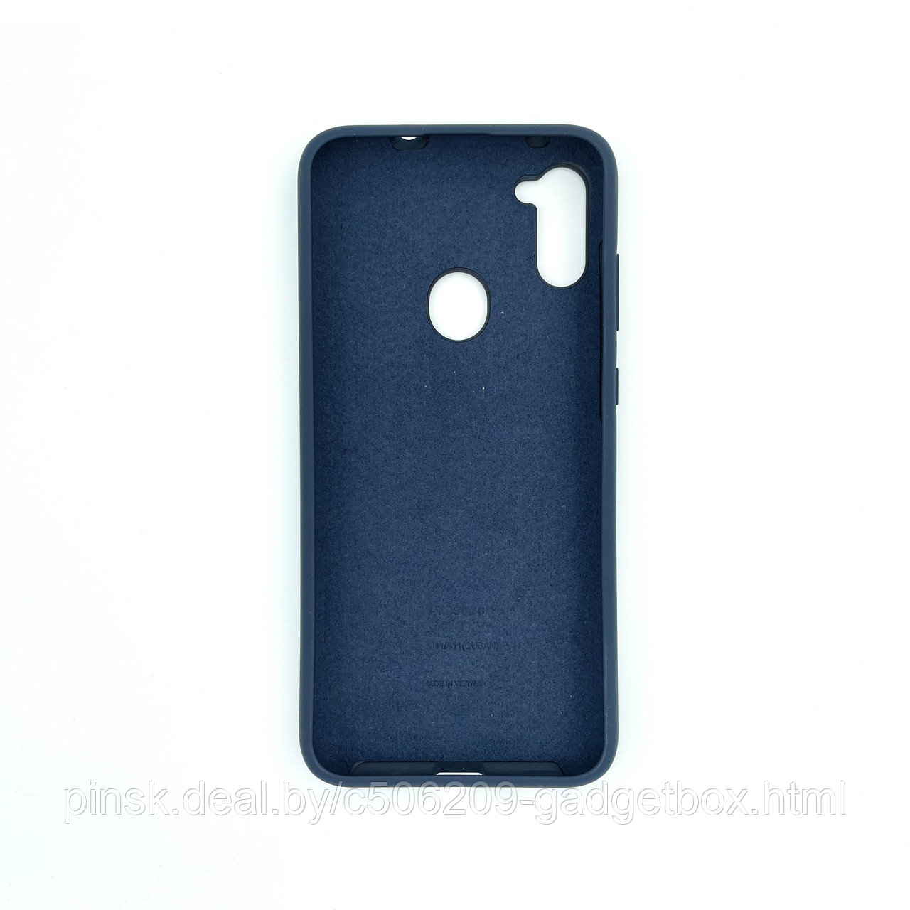 Чехол Silicone Cover для Samsung A11/M11, Темно-синий - фото 2 - id-p154459501