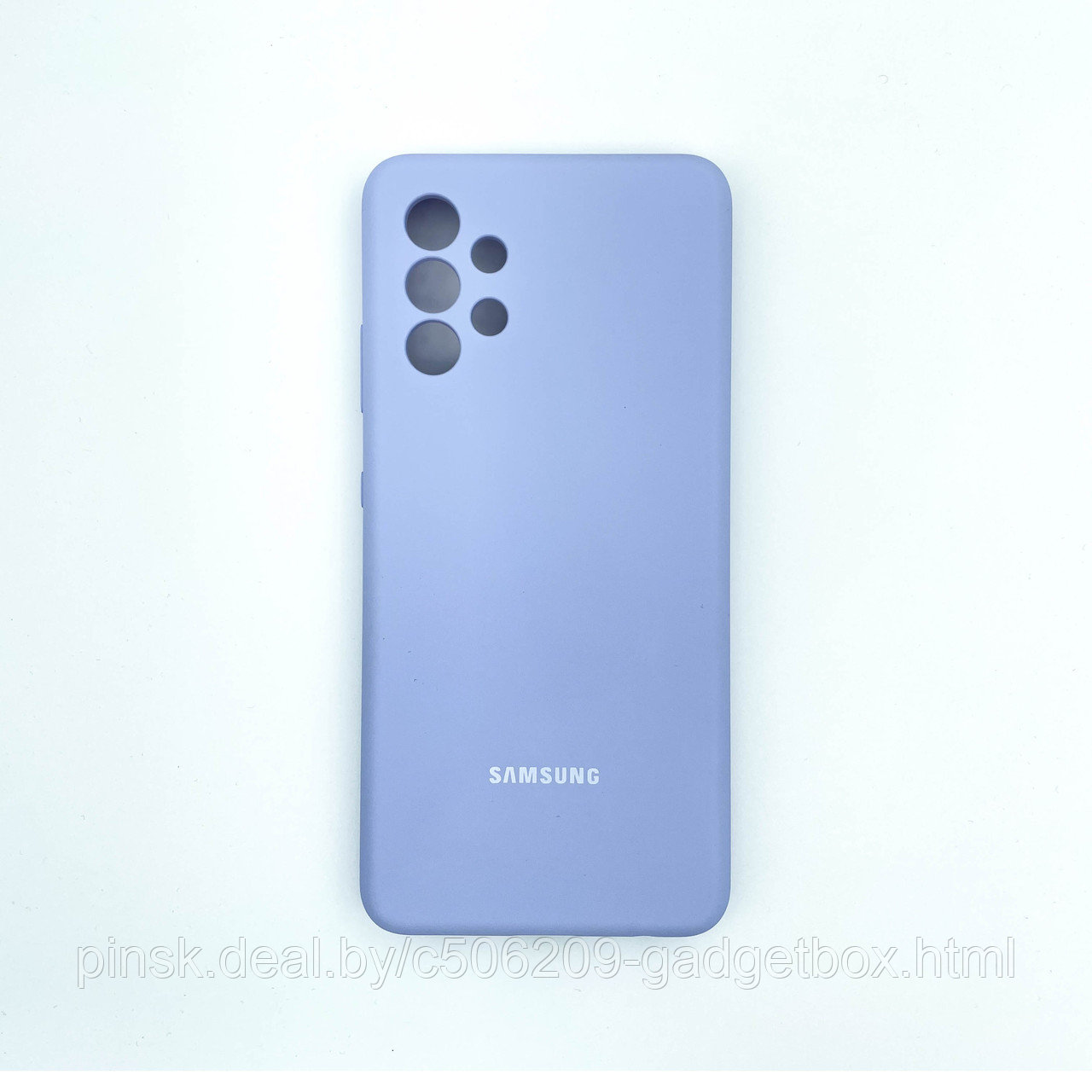 Чехол Silicone Cover для Samsung A32, Фиалковый - фото 1 - id-p154459531