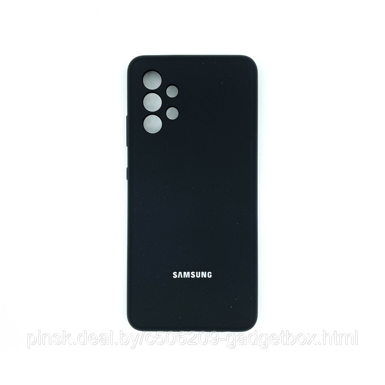 Чехол Silicone Cover для Samsung A32, Черный - фото 1 - id-p154459532