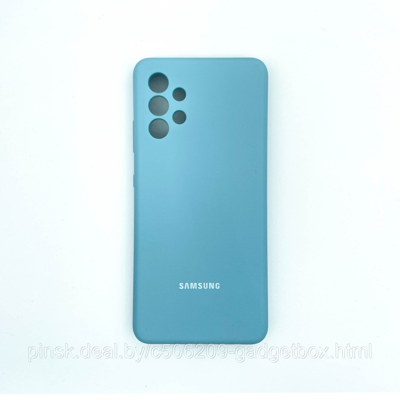 Чехол Silicone Cover для Samsung A32, Морской голубой - фото 1 - id-p154459533