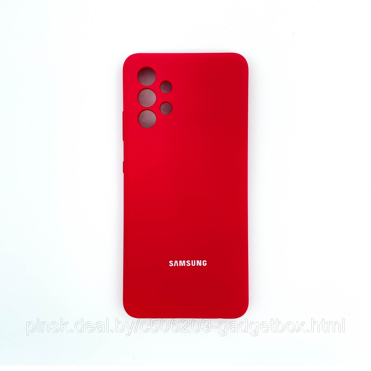 Чехол Silicone Cover для Samsung A32, Фуксия - фото 1 - id-p154459535