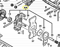 Мост подшипниковый PST700 PE,PEL (2609002492) BOSCH 2609002492