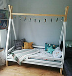 Кровать детская Вигвам, горизонтальные бортики, фото 4