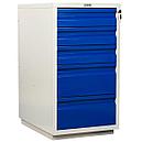 Верстак двухтумбовый WD-5+WD-5 с экраном L=180, фото 2