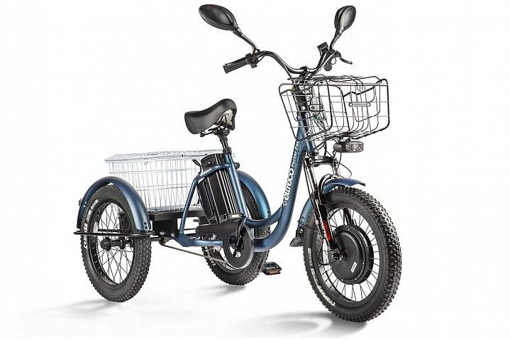 Трицикл Eltreco Porter Fat 500 UP! темно-синий