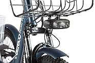 Трицикл Eltreco Porter Fat 500 UP! темно-синий, фото 2
