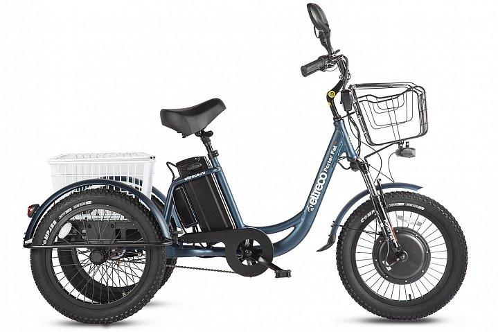 Трицикл Eltreco Porter Fat 500 UP!серый - фото 7 - id-p157978817