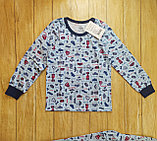 Детская пижама для мальчиков, размер 98-104, фото 3
