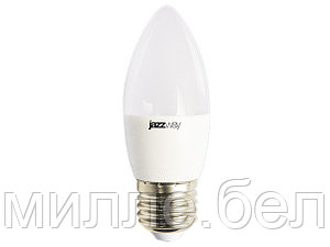 Лампа светодиодная C37 СВЕЧА 8Вт PLED-LX 220-240В Е27 5000К JAZZWAY (60 Вт  аналог лампы накаливания,