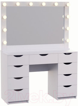 Туалетный столик с зеркалом Мир Мебели SV-06 с подсветкой