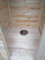 Туалет дачный деревянный "Столбик Лайт" - фото 2 - id-p158009324