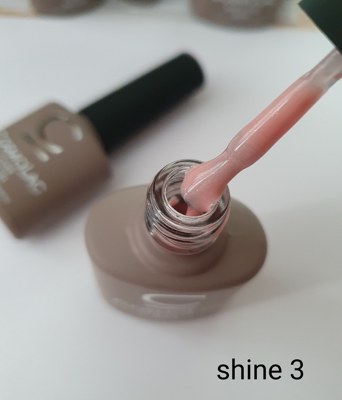 База камуфляж с шиммером CosmoLac base cover SHINE ,7.5 мл