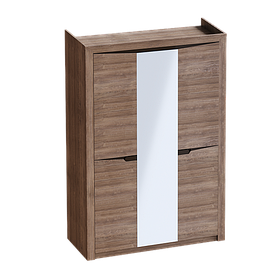 Шкаф трехдверный Соренто ( 2 варианта цвета) фабрика МебельГрад