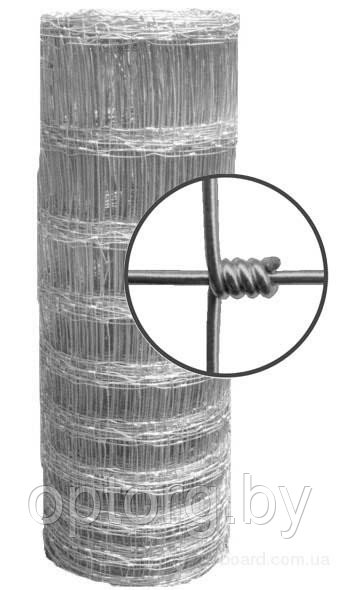 Сетка оцинкованная для ограждения. Заборы из шарнирной сетки 2,0х50м - фото 4 - id-p14719904