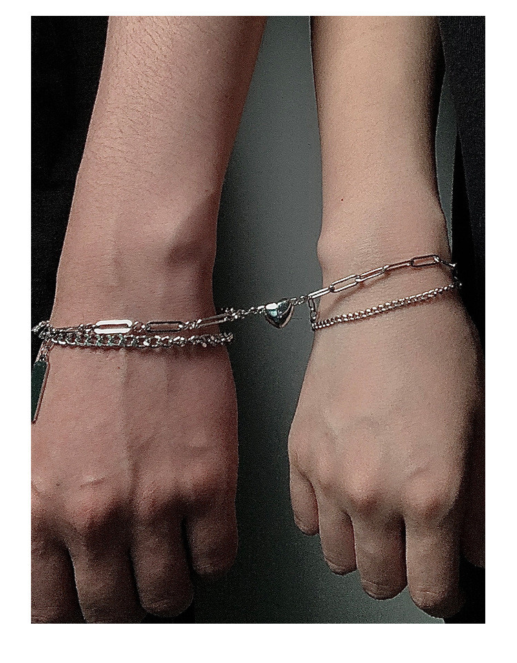 Парные браслеты с магнитами-сердечками "Lovenne" - фото 9 - id-p158017294