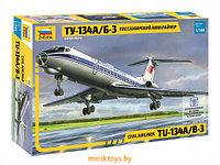 Сборная модель - Пассажирский авиалайнер Ту-134А/Б-3, Звезда 7007з
