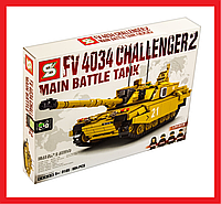 T-105 Конструктор Танк Challenger 2 FV 4034, аналог Лего Техник (LEGO Technic), 904 детали