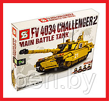 T-105 Конструктор Танк Challenger 2 FV 4034, аналог Лего Техник (LEGO Technic), 904 детали