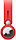 Чехол для беспроводной метки-трекера Apple AirTag Leather Loop (PRODUCT)RED / MK0V3, фото 2