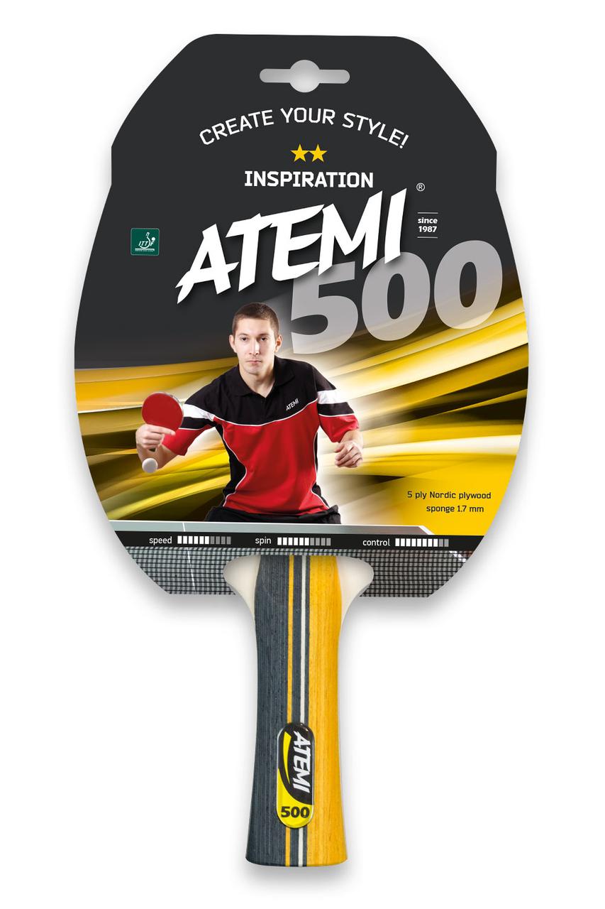 Ракетка для настольного тенниса Atemi 500 - фото 1 - id-p95542330